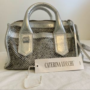 Caterina Lucchi silver boston bag